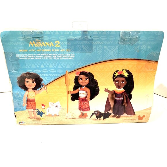 Disney Moana 2 Moana, Loto & Matangi 3 Petite 6" Dolls Gift Set - SEE PHOTOS - Picture 6 of 6